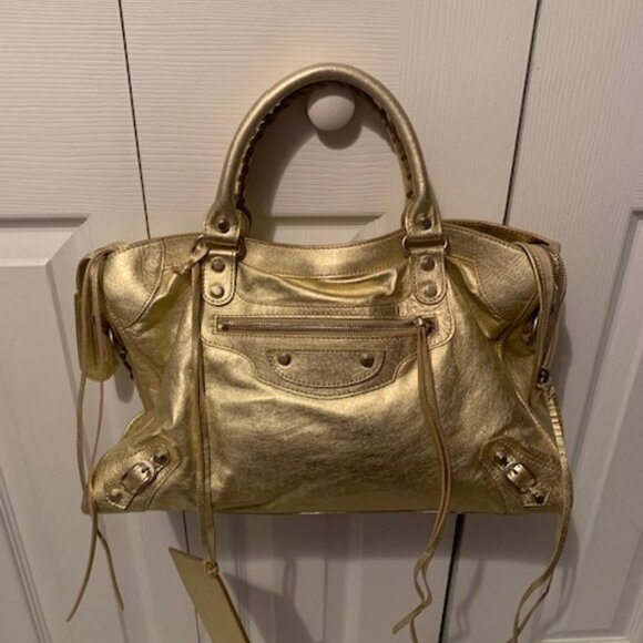 Balenciaga Handbags - Balenciaga Bright Gold Handbag